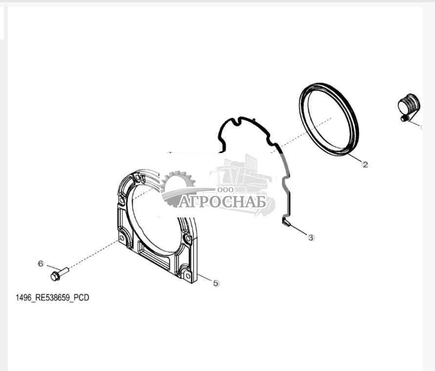 1496 Корпус маховика 